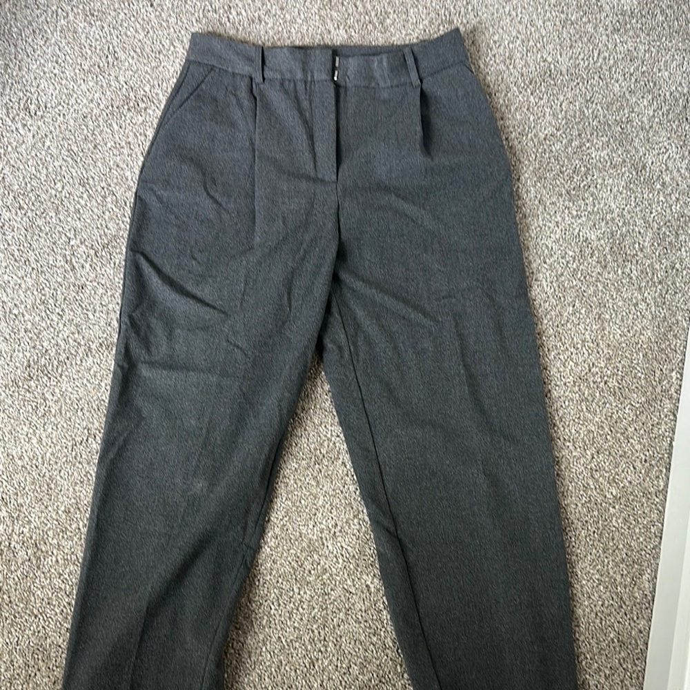 Zara Gray Dress Jumpsuit with Classic Silhouette